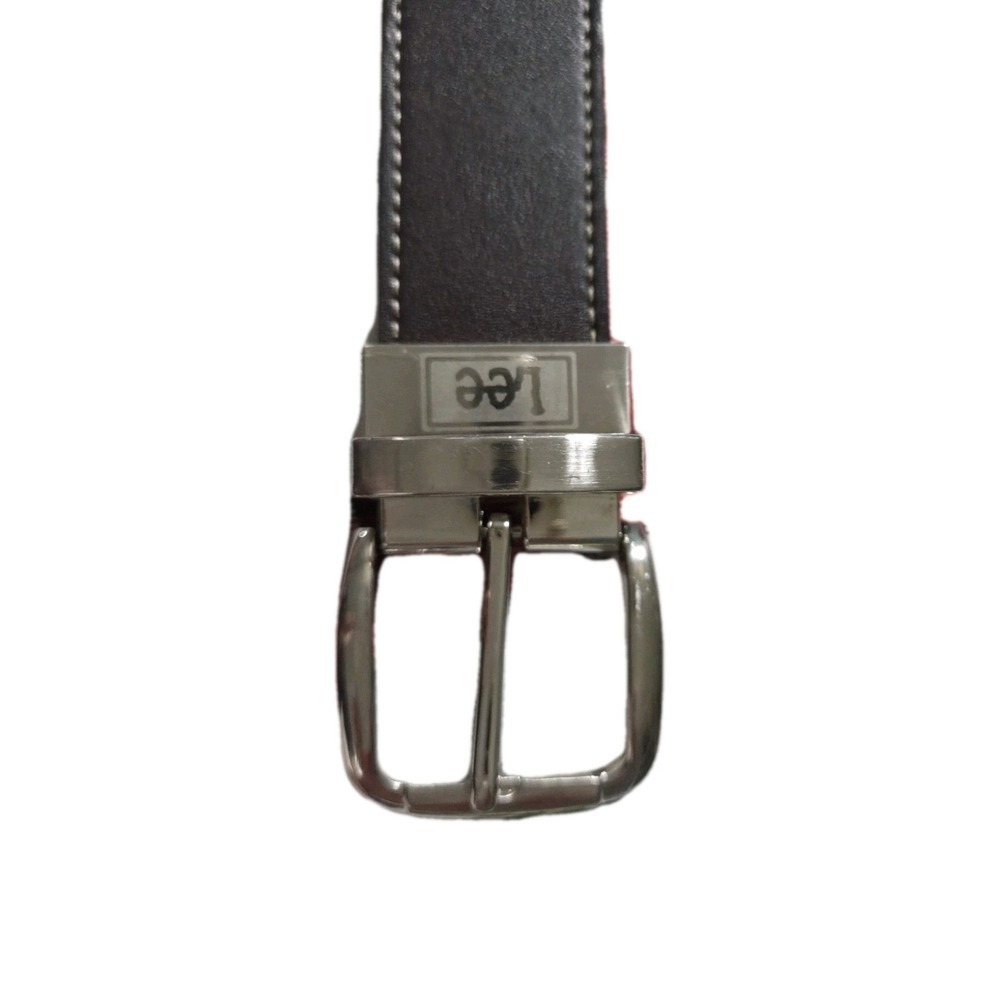 Lee Reversible Dark Brown/ Cognac, BONDED LEATHER, BELT SIZE 38 - Picture 5 of 6